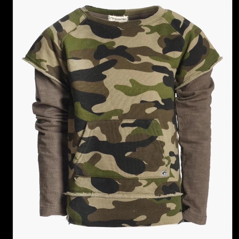 Appaman Kids Camo Layered Top {3T}